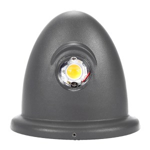 glo-93069-93069_0 GLOBOSTAR® 93069 LED ΦΩΤΙΣΤΙΚΟ ΤΟΙΧΟΥ ΑΡΧΙΤΕΚΤΟΝΙΚΟΥ ΦΩΤΙΣΜΟΥ UP DOWN ΓΚΡΙ ΑΔΙΑΒΡΟΧΟ IP65 