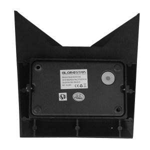 glo-96506-96506_5 GLOBOSTAR® 96506 LED ΦΩΤΙΣΤΙΚΟ ΤΟΙΧΟΥ ΑΠΛΙΚΑ STEALTH ΑΡΧΙΤΕΚΤΟΝΙΚΟΥ ΦΩΤΙΣΜΟΥ ΜΑΥΡΟ ΑΔΙΑΒΡΟ
