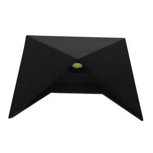glo-96506-96506_8 GLOBOSTAR® 96506 LED ΦΩΤΙΣΤΙΚΟ ΤΟΙΧΟΥ ΑΠΛΙΚΑ STEALTH ΑΡΧΙΤΕΚΤΟΝΙΚΟΥ ΦΩΤΙΣΜΟΥ ΜΑΥΡΟ ΑΔΙΑΒΡΟ