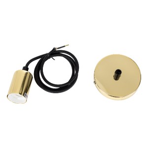 glo-99421-99421_5 GLOBOSTAR® LUMI GOLD 99421 ΜΟΝΤΕΡΝΟ ΚΡΕΜΑΣΤΟ ΦΩΤΙΣΤΙΚΟ ΑΝΑΡΤΗΣΗ ΜΟΝΟΦΩΤΟ 1 X E27 IP20 ΧΡΥΣ