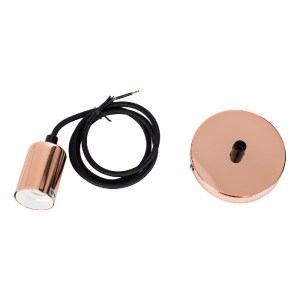 glo-99422-99422_5 GLOBOSTAR® DOUITO 99422 ΜΟΝΤΕΡΝΟ ΚΡΕΜΑΣΤΟ ΦΩΤΙΣΤΙΚΟ ΑΝΑΡΤΗΣΗ ΜΟΝΟΦΩΤΟ 1 X E27 IP20 ΧΑΛΚΙΝΟ