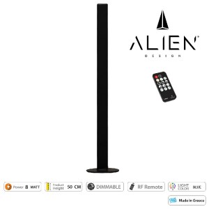 glo-ALIEN-DIVA-BLACK-50-6-alien_diva_black_50_6_3 GLOBOSTAR® ALIEN-DIVA-BLACK-50-6 ALIEN DESIGN DIVA ΜΟΝΤΕΡΝΟ MINIMAL NORDIC ΜΕΤΑΛΛΙΚΟ ΦΩΤΙΣ