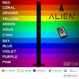 glo-ALIEN-DIVA-BLACK-50-8-alien_diva_black_50_8_2 GLOBOSTAR® ALIEN-DIVA-BLACK-50-8 ALIEN DESIGN DIVA ΜΟΝΤΕΡΝΟ MINIMAL NORDIC ΜΕΤΑΛΛΙΚΟ ΦΩΤΙΣ