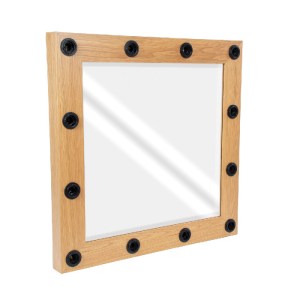 glo-MIRROR-80x80-1-80x80_5 GLOBOSTAR® MAKEUP MIRROR-80X80-1 ΜΟΝΤΕΡΝΟΣ ΚΑΘΡΕΠΤΗΣ ΜΑΚΙΓΙΑΖ ΜΕ ΠΛΑΙΣΙΟ ΦΥΣΙΚΟΥ ΞΥΛΟΥ ΜΕ 
