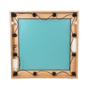 glo-MIRROR-80x80-1-80x80_7 GLOBOSTAR® MAKEUP MIRROR-80X80-1 ΜΟΝΤΕΡΝΟΣ ΚΑΘΡΕΠΤΗΣ ΜΑΚΙΓΙΑΖ ΜΕ ΠΛΑΙΣΙΟ ΦΥΣΙΚΟΥ ΞΥΛΟΥ ΜΕ 