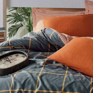 meg-129CTN2590-1 ΣΕΤ ΠΑΠΛΩΜΑΤΟΘΗΚΗ STARK COTTON BOX 3 ΤΜΧ ΜΟΝΗ (160X220) ΧΡΩΜΑ CINNAMON - ΜΠΛΕ