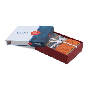 meg-129CTN2590-3 ΣΕΤ ΠΑΠΛΩΜΑΤΟΘΗΚΗ STARK COTTON BOX 3 ΤΜΧ ΜΟΝΗ (160X220) ΧΡΩΜΑ CINNAMON - ΜΠΛΕ