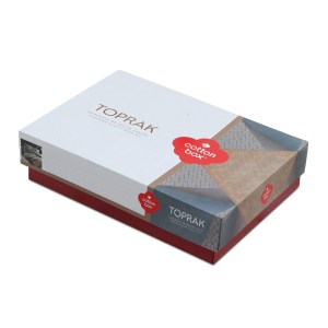 meg-129CTN2781-3 ΣΕΤ ΠΑΠΛΩΜΑΤΟΘΗΚΗ ARLO COTTON BOX 3 ΤΜΧ ΜΟΝΗ (160X220) ΧΡΩΜΑ ΚΑΦΕ - ΓΚΡΙ