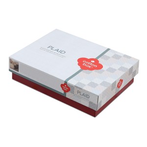 meg-129CTN4443-2 ΣΕΤ ΠΑΠΛΩΜΑΤΟΘΗΚΗ PLAID COTTON BOX 4 ΤΜΧ ΔΙΠΛΗ (200X220) ΧΡΩΜΑ MINK