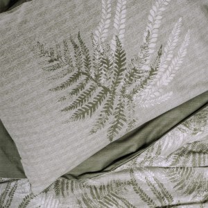 meg-129CTN4491-2 ΣΕΤ ΠΑΠΛΩΜΑΤΟΘΗΚΗ FROND COTTON BOX 4 ΤΜΧ ΔΙΠΛΗ (200X220) ΧΡΩΜΑ ΧΑΚΙ