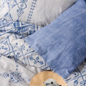 meg-129CTN4645-1 ΣΕΤ ΠΑΠΛΩΜΑΤΟΘΗΚΗ CLEO COTTON BOX 3 ΤΜΧ ΜΟΝΗ (160X220) ΧΡΩΜΑ ΜΠΛΕ