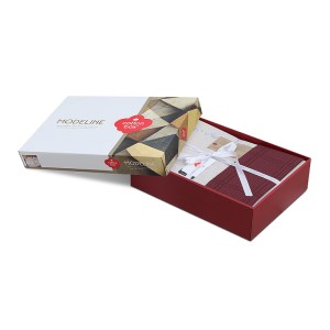 meg-129CTN4722-3 ΣΕΤ ΠΑΠΛΩΜΑΤΟΘΗΚΗ FLOS COTTON BOX 3 ΤΜΧ ΜΟΝΗ (160X220) ΧΡΩΜΑ ΜΠΟΡΝΤΩ
