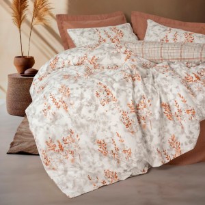 meg-129CTN4724-0 ΣΕΤ ΠΑΠΛΩΜΑΤΟΘΗΚΗ LAMINA COTTON BOX 3 ΤΜΧ ΜΟΝΗ (160X220) ΧΡΩΜΑ CINNAMON