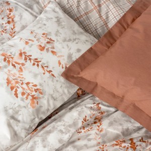 meg-129CTN4724-1 ΣΕΤ ΠΑΠΛΩΜΑΤΟΘΗΚΗ LAMINA COTTON BOX 3 ΤΜΧ ΜΟΝΗ (160X220) ΧΡΩΜΑ CINNAMON