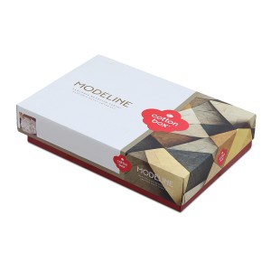meg-129CTN4843-2 ΣΕΤ ΠΑΠΛΩΜΑΤΟΘΗΚΗ FLOS COTTON BOX 4 ΤΜΧ ΔΙΠΛΗ (200X220) ΧΡΩΜΑ ΜΠΟΡΝΤΩ