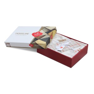 meg-129CTN4845-3 ΣΕΤ ΠΑΠΛΩΜΑΤΟΘΗΚΗ LAMINA COTTON BOX 4 ΤΜΧ ΔΙΠΛΗ (200X220) ΧΡΩΜΑ CINNAMON