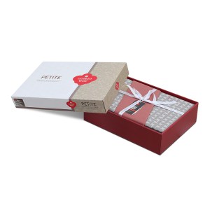 meg-129CTN4849-3 ΣΕΤ ΠΑΠΛΩΜΑΤΟΘΗΚΗ MOTE COTTON BOX 4 ΤΜΧ ΔΙΠΛΗ (200X220) ΧΡΩΜΑ ΚΟΚΚΙΝΟ