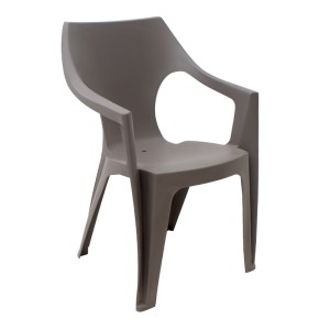 meg-26.10079-0 ΠΟΛΥΘΡΟΝΑ ΠΟΛΥΠΡΟΠΥΛΕΝΙΟΥ DANTE ΧΡΩΜΑ CAPPUCCINO 57X55X79ΕΚ.