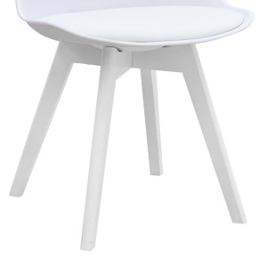 meg-GP001-0043,2-9 ΚΑΡΕΚΛΑ ΤΡΑΠΕΖΑΡΙΑΣ VIVA MEGAPAP PP - PU ΛΕΥΚΟ - ΞΥΛΙΝΟ ΛΕΥΚΟ ΠΟΔΙ 48,5X54X80ΕΚ.