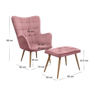 meg-GP001-0060,2-11 ΠΟΛΥΘΡΟΝΑ - ΜΠΕΡΖΕΡΑ ΜΕ ΥΠΟΠΟΔΙΟ LILY MEGAPAP ΣΑΠΙΟ ΜΗΛΟ ΒΕΛΟΥΔΟ - ΜΕΤΑΛΛΙΚΟ ΠΟΔΙ ΧΡΩΜΑ ΦΥΣΙΚΟ 70X62X98ΕΚ.