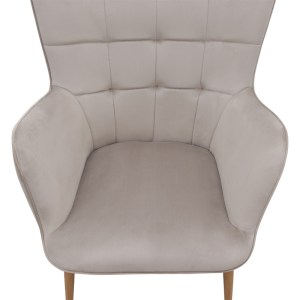 meg-GP001-0060,3-7 ΠΟΛΥΘΡΟΝΑ - ΜΠΕΡΖΕΡΑ ΜΕ ΥΠΟΠΟΔΙΟ LILY MEGAPAP ΜΠΕΖ ΒΕΛΟΥΔΟ - ΜΕΤΑΛΛΙΚΟ ΠΟΔΙ ΧΡΩΜΑ ΦΥΣΙΚΟ 70X62X98ΕΚ.