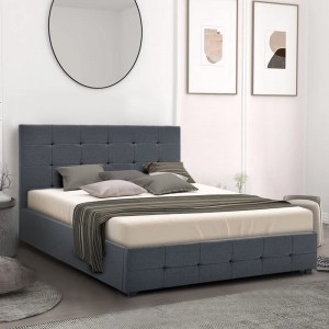 meg-GP002-0002,3-1 ΚΡΕΒΑΤΙ IRO MEGAPAP ΥΦΑΣΜΑΤΙΝΟ ΜΕ ΑΠΟΘΗΚΕΥΤΙΚΟ ΧΩΡΟ ΧΡΩΜΑ ΑΝΘΡΑΚΙ 160X200ΕΚ.