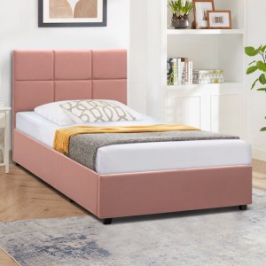 meg-GP002-0006,1-1 ΚΡΕΒΑΤΙ KINGSTON MEGAPAP ΒΕΛΟΥΔΙΝΟ ΜΕ ΑΠΟΘΗΚΕΥΤΙΚΟ ΧΩΡΟ ΧΡΩΜΑ MELON PINK 120X200ΕΚ.