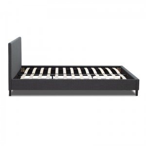 meg-GP002-0010,1-4 ΚΡΕΒΑΤΙ FLAT MEGAPAP ΥΦΑΣΜΑΤΙΝΟ ΧΡΩΜΑ ΑΝΘΡΑΚΙ 160X200ΕΚ.