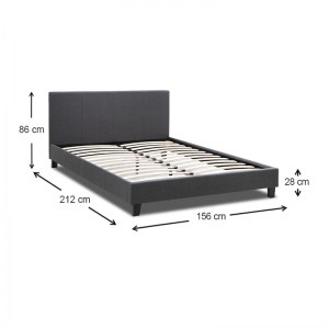 meg-GP002-0010,2-7 ΚΡΕΒΑΤΙ FLAT MEGAPAP ΥΦΑΣΜΑΤΙΝΟ ΧΡΩΜΑ ΑΝΘΡΑΚΙ 150X200ΕΚ.