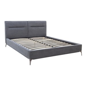 meg-GP002-0016,1-2 ΚΡΕΒΑΤΙ MEGAN MEGAPAP ΥΦΑΣΜΑΤΙΝΟ ΧΡΩΜΑ ΑΝΘΡΑΚΙ 160X200ΕΚ.