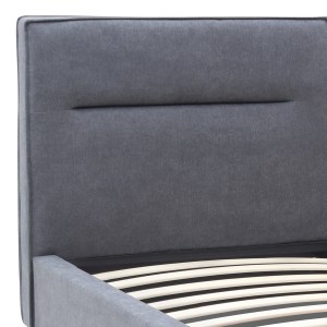 meg-GP002-0016,1-4 ΚΡΕΒΑΤΙ MEGAN MEGAPAP ΥΦΑΣΜΑΤΙΝΟ ΧΡΩΜΑ ΑΝΘΡΑΚΙ 160X200ΕΚ.