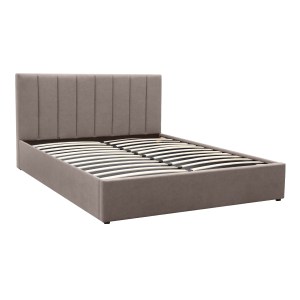 meg-GP002-0017,1-2 ΚΡΕΒΑΤΙ RENATA MEGAPAP ΥΦΑΣΜΑΤΙΝΟ ΜΕ ΑΠΟΘΗΚΕΥΤΙΚΟ ΧΩΡΟ ΧΡΩΜΑ ΜΠΕΖ 160X200ΕΚ.