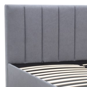 meg-GP002-0017,2-5 ΚΡΕΒΑΤΙ RENATA MEGAPAP ΥΦΑΣΜΑΤΙΝΟ ΜΕ ΑΠΟΘΗΚΕΥΤΙΚΟ ΧΩΡΟ ΧΡΩΜΑ ΓΚΡΙ 160X200ΕΚ.