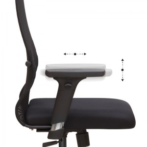 meg-GP008-0059,1-6 ΚΑΡΕΚΛΑ ΓΡΑΦΕΙΟΥ B2-8D MEGAPAP ΕΡΓΟΝΟΜΙΚΗ ΜΕ ΥΦΑΣΜΑ MESH ΧΡΩΜΑ ΜΑΥΡΟ 68X70X103,5/117,5ΕΚ.