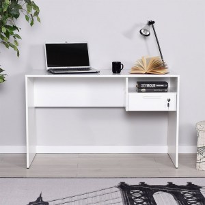 meg-GP009-0010-2 ΓΡΑΦΕΙΟ CONCEPT MEGAPAP ΣΕ ΧΡΩΜΑ ΛΕΥΚΟ 120X60X75ΕΚ.