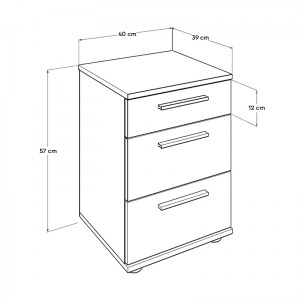 meg-GP009-0142-5 ΚΟΜΟΔΙΝΟ - ΣΥΡΤΑΡΙΕΡΑ TRENDLINE MEGAPAP ΧΡΩΜΑ ΚΑΡΥΔΙ 40X39X57ΕΚ.