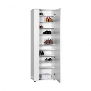 meg-GP009-0170-3 ΝΤΟΥΛΑΠΑ ΡΟΥΧΩΝ - ΠΑΠΟΥΤΣΟΘΗΚΗ 30 ΖΕΥΓΩΝ PORTO ΜΟΝΟΦΥΛΛΗ ΜΕ ΚΑΘΡΕΦΤΗ ΛΕΥΚΗ 60X36X187ΕΚ.