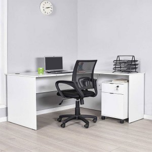 meg-GP009-0204-1 ΓΡΑΦΕΙΟ ΔΙΕΥΘΥΝΤΙΚΟ RIO MEGAPAP ΓΩΝΙΑΚΟ ΑΝΑΣΤΡΕΨΙΜΟ ΧΡΩΜΑ ΛΕΥΚΟ 160X144X75ΕΚ.