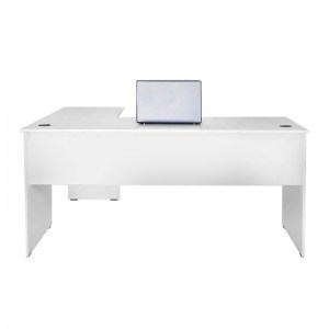 meg-GP009-0204-3 ΓΡΑΦΕΙΟ ΔΙΕΥΘΥΝΤΙΚΟ RIO MEGAPAP ΓΩΝΙΑΚΟ ΑΝΑΣΤΡΕΨΙΜΟ ΧΡΩΜΑ ΛΕΥΚΟ 160X144X75ΕΚ.