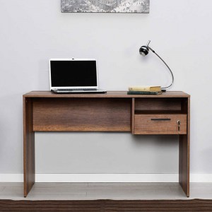 meg-GP009-0209-1 ΓΡΑΦΕΙΟ CONCEPT MEGAPAP ΣΕ ΧΡΩΜΑ ΚΑΡΥΔΙ 120X60X75ΕΚ.