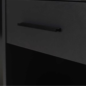meg-GP009-0235-4 ΓΡΑΦΕΙΟ ΕΡΓΑΣΙΑΣ CONCEPT MEGAPAP ΑΠΟ ΜΕΛΑΜΙΝΗ ΣΕ ΧΡΩΜΑ ΑΝΘΡΑΚΙ 90X52X75ΕΚ.