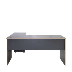 meg-GP009-0238-4 ΓΡΑΦΕΙΟ ΔΙΕΥΘΥΝΤΙΚΟ RIO MEGAPAP ΓΩΝΙΑΚΟ ΑΝΑΣΤΡΕΨΙΜΟ ΧΡΩΜΑ ΑΝΘΡΑΚΙ 160X144X75ΕΚ.