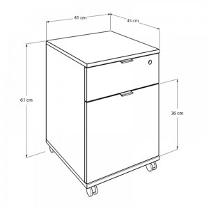 meg-GP009-0243-2 ΣΥΡΤΑΡΙΕΡΑ ΓΡΑΦΕΙΟΥ RIO MEGAPAP ΤΡΟΧΗΛΑΤΗ ΣΕ ΧΡΩΜΑ ΑΝΘΡΑΚΙ 41X45X61ΕΚ.