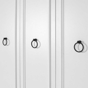 meg-GP009-0244,1-6 ΝΤΟΥΛΑΠΑ ΡΟΥΧΩΝ HAMPTON MEGAPAP ΤΡΙΦΥΛΛΗ ΧΡΩΜΑ ΛΕΥΚΟ 103X52X185ΕΚ.