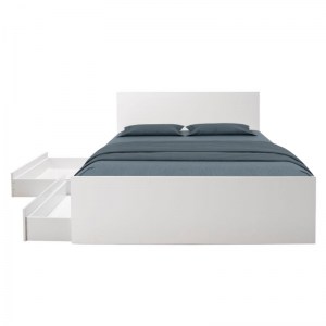 meg-GP009-0255,1-2 ΚΡΕΒΑΤΙ MONTANA MEGAPAP ΜΕ ΣΥΡΤΑΡΙΑ ΧΡΩΜΑ ΛΕΥΚΟ 160X200ΕΚ.