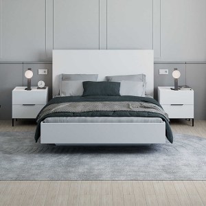 meg-GP009-0263,2-1 ΚΡΕΒΑΤΙ ORYANA MEGAPAP ΧΡΩΜΑ ΛΕΥΚΟ 160X200ΕΚ.
