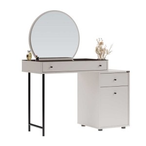 meg-GP009-0269,1-4 ΤΟΥΑΛΕΤΑ ΜΕ ΚΑΘΡΕΠΤΗ DIOR MEGAPAP ΧΡΩΜΑ ΛΕΥΚΟ ΤΟΥ ΠΑΓΟΥ 108X45X130ΕΚ.
