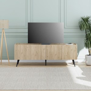 meg-GP009-0272,1-2 ΕΠΙΠΛΟ ΤΗΛΕΟΡΑΣΗΣ LUNA MEGAPAP ΧΡΩΜΑ FLORIDA OAK 180X41X62ΕΚ.
