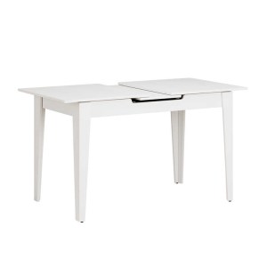 meg-GP009-0274,2-3 ΤΡΑΠΕΖΙ TRENDLINE MEGAPAP ΕΠΕΚΤΕΙΝΟΜΕΝΟ ΧΡΩΜΑ ΛΕΥΚΟ 120/150X70X75ΕΚ.