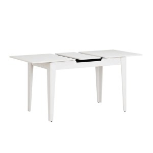 meg-GP009-0274,2-4 ΤΡΑΠΕΖΙ TRENDLINE MEGAPAP ΕΠΕΚΤΕΙΝΟΜΕΝΟ ΧΡΩΜΑ ΛΕΥΚΟ 120/150X70X75ΕΚ.